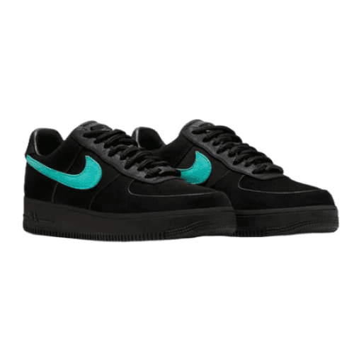 Chaussure Basse Air Force 1 Elegante en Daim Synthétique