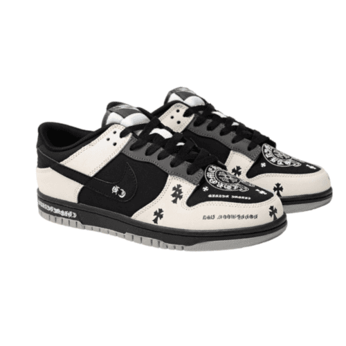 Chaussure Air Force Basse, Graphitis Noire